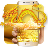 Golden dragon keyboard themes icon