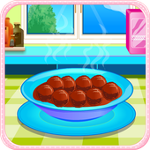 Meatballs food cooking games icon