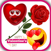 romantic love emoji quotes icon