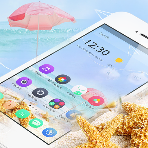 Blue Sunmer Fresh Theme icon