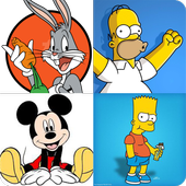 cartoon characters Quiz game‏ icon