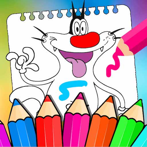 Super Oggy Coloring game icon