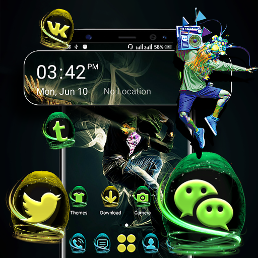 Hip Hop Dance Launcher Theme icon