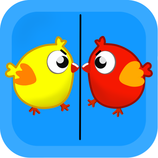 Chicken fight - two player game icon