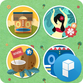 Aloha Hawaii Launcher Theme أيقونة