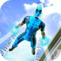 Flying Ice Hero War - Robot Fighting Games 2021