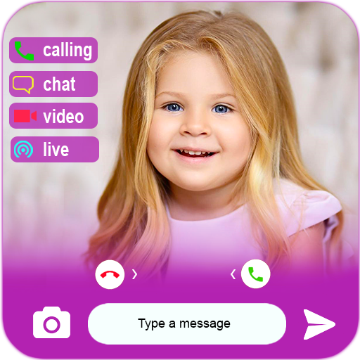 Funny Diana Fake call video stimulation icon