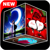 Love Cube Live Wallpaper आइकन