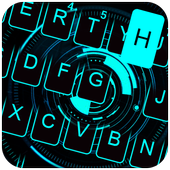 Blue Tech Keyboard Theme icon