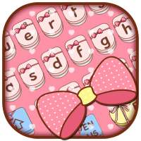 Pink Cute Bow Keyboard