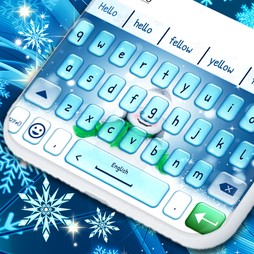 Snowman Keyboard ☃️ Winter Snow Keyboard Theme icon