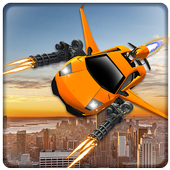 Flying Car Shooting icon