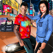 New Year Robbery Crime Escape icon