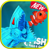 Feed and grow Monster Robot fish Simulator icon
