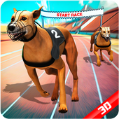 Crazy Dog Racing Fever icon
