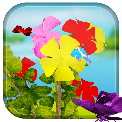 Hibiscus 3D Live Wallpaper icon