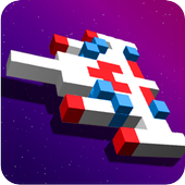 Alien space Invaders 3D icon
