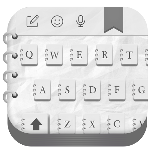 Paper Notes Keyboard icon