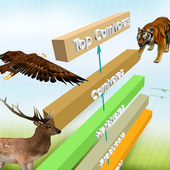 Flow of Energy in Ecosystem 3D icon
