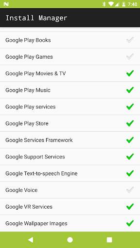 Install Manager screenshot 1