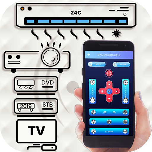 Universal Remote Control For All-Tv,Ac,Set Top Box icon