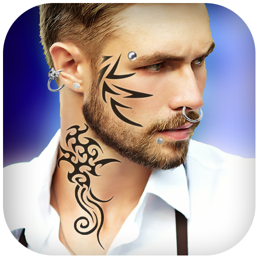 Tattoo on My Photo - Piercing Photo Editor icon