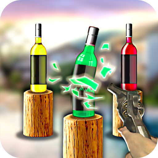 New Bottle Shooter 2019 : 3D Gun Shooting Trainer icon