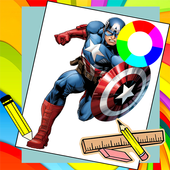 Learn How To Draw Super Heros Easy Steps icon