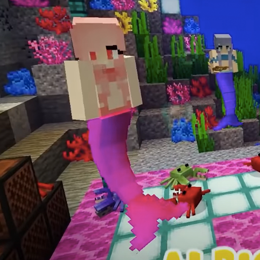 mermaid tails skin minecraft icon