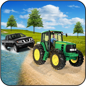 Heavy Duty Tractor Puller Car Tow Bus Tow icon