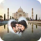 Taj Mahal Photo Frame : Seven Wonder Frame Editor