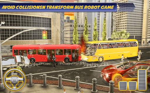 US Bus Robot Car Transform screenshot 5