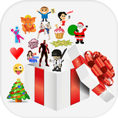 Christmas Stickers Apps-Download Stickers App icon