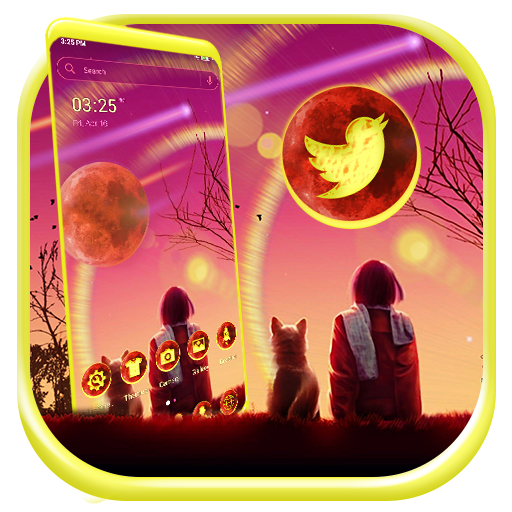 Lonely Girl Theme Launcher icon