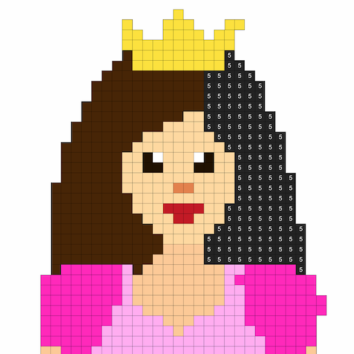 Princess Color by Number - Pixel Art, Girls Paint icon