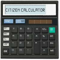 CITIZEN CALCULATOR