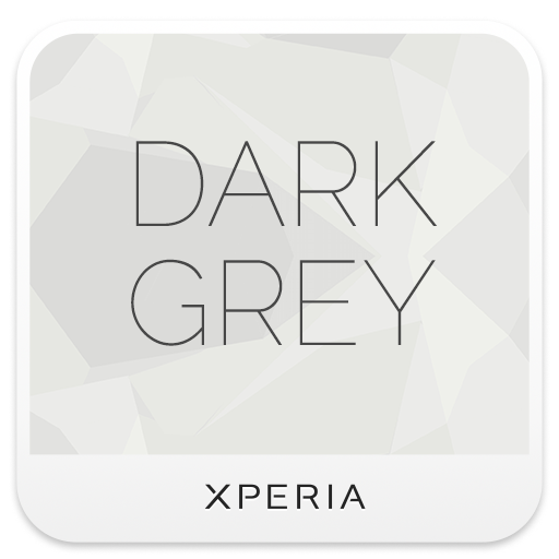 Dark Grey xperia theme icon