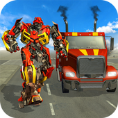 Euro Truck Robot Game Transforming Robot Simulator icon