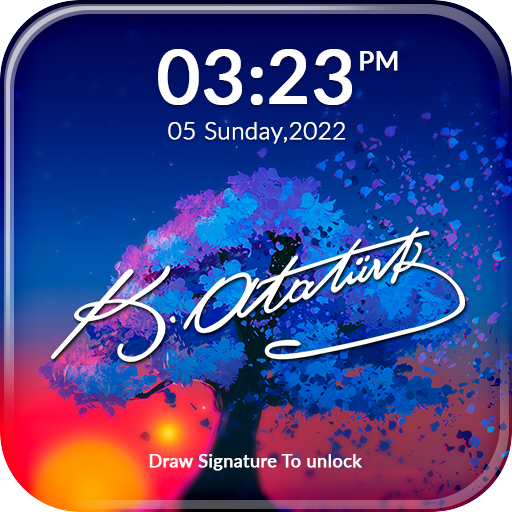 Signature Unlocked - Gesture Lock Screen icon