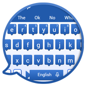 Keyboard Theme for Blue Chat icon