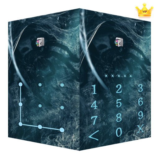 AppLock Live Theme Spider – Paid Theme icon