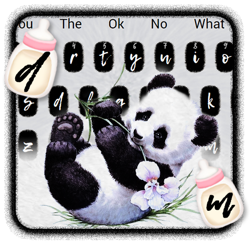 Cute Baby Panda Keyboard icon