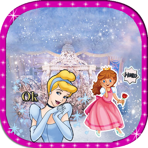 Girls princess Stickers for whatsapp icon
