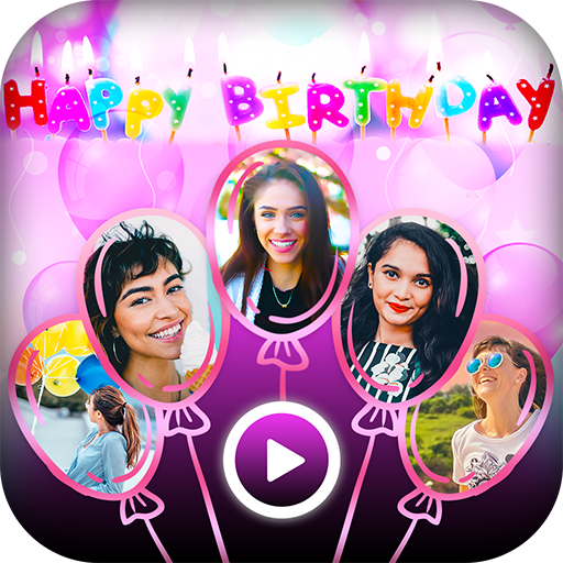 Birthday Photo Video Maker icon