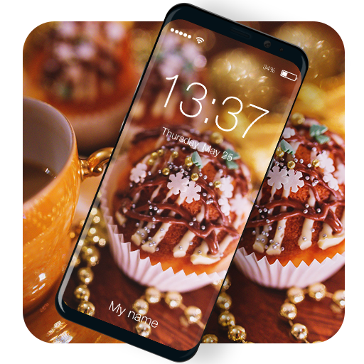 Christmas Cookies Sweets Screen Lock icon