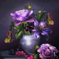 Butterflies Pot Live Wallpaper