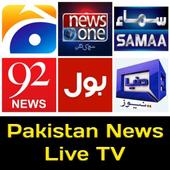 Pakistani News Live, Pakistani Live News Channels icon