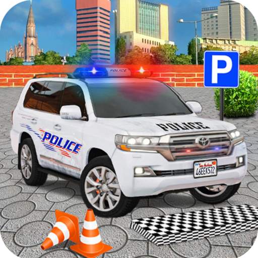 US Police Jeep Parking : Advance Spooky Stunt 3D