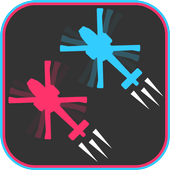 Two Helicopter Air race combat icon