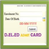 D.EL.ED ADMIT CARD иконка